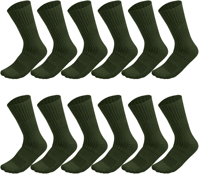 4/12 Pairs Army Socks — photo 1