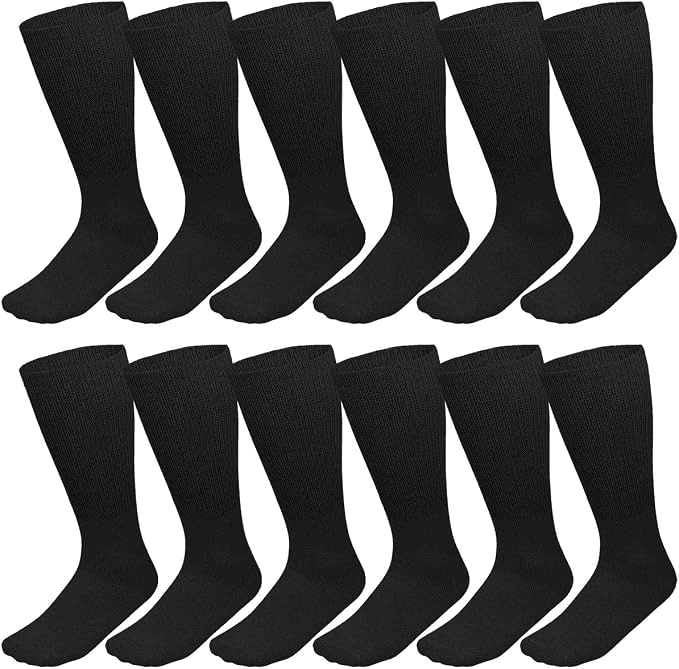 Falari Unisex Diabetic Socks Crew (12 Pairs) — photo 1